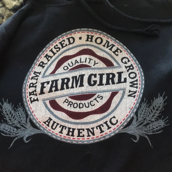 Farm Girl Authentic Tops Farm Girl Hoodie Poshmark
